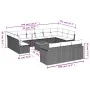 14-piece garden sofa set with gray synthetic rattan cushions by , Modular outdoor sofas - Ref: Foro24-3224366, Price: 823,56 ...