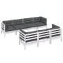 Gartenmöbel 8-teilig mit Kissen aus massivem Kiefernholz von , Gartensets - Ref: Foro24-3096161, Preis: 750,76 €, Rabatt: %