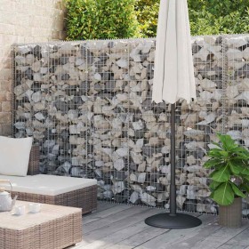 Muro de gaviones con cubiertas acero galvanizado 900x30x200 cm