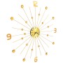 Gold metal wall clock 70 cm by vidaXL, Wall clocks - Ref: Foro24-283857, Price: 70,53 €, Discount: %