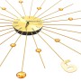 Gold metal wall clock 70 cm by vidaXL, Wall clocks - Ref: Foro24-283857, Price: 70,53 €, Discount: %