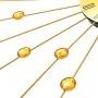 Reloj de pared de metal dorado 70 cm de vidaXL, Relojes de pared - Ref: Foro24-283857, Precio: 69,30 €, Descuento: %