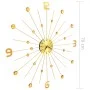 Goldene Metallwanduhr 70 cm von vidaXL, Wanduhren - Ref: Foro24-283857, Preis: 69,30 €, Rabatt: %