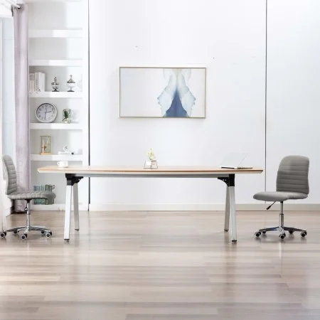 Dining chairs 2 units light gray fabric by vidaXL, dining chairs - Ref: Foro24-283599, Price: 91,94 €, Discount: %