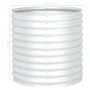 Arriate de acero galvanizado plateado 80x80x81 cm de , Maceteros y jardineras - Ref: Foro24-45515, Precio: 99,70 €, Descuento: %