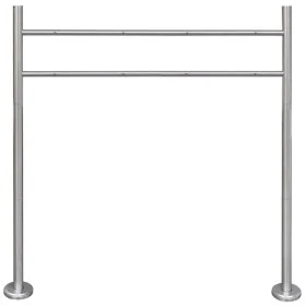 Soporte de acero inoxidable para 2 buzones de exterior de , Postes para buzones - Ref: Foro24-50355, Precio: 56,02 €, Descuen...