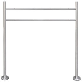 Stainless steel support for 2 outdoor mailboxes by , Posts for mailboxes - Ref: Foro24-50355, Price: 56,58 €, Discount: %