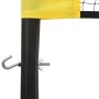 Red de voleibol tela PE amarillo y negro 823x244 cm