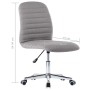 Esszimmerstühle 2 Einheiten hellgrauer Stoff von vidaXL, Essstühle - Ref: Foro24-283599, Preis: 119,35 €, Rabatt: %
