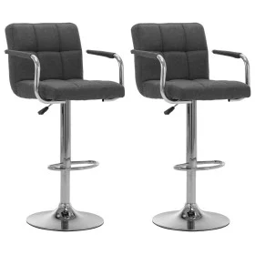Küchenhocker 2 Einheiten dunkelgrauer Stoff von vidaXL, Küchenhocker - Ref: Foro24-283420, Preis: 128,39 €, Rabatt: %