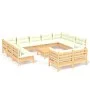 Gartenmöbel 12 Stück Kissen aus massivem Kiefernholz von , Gartensets - Ref: Foro24-3097265, Preis: 983,28 €, Rabatt: %