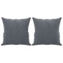 2-seater sofa with dark gray velvet cushions, 140 cm by , Sofas - Ref: Foro24-3200946, Price: 239,35 €, Discount: %