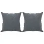2-Sitzer-Sofa mit dunkelgrauen Samtkissen 140 cm von , Sofas - Ref: Foro24-3200946, Preis: 235,80 €, Rabatt: %