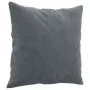 2-seater sofa with dark gray velvet cushions, 140 cm by , Sofas - Ref: Foro24-3200946, Price: 235,80 €, Discount: %