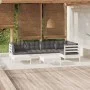 7 Stk. Gartenmöbel und Kissen aus massivem Kiefernholz von , Gartensets - Ref: Foro24-3096545, Preis: 595,53 €, Rabatt: %