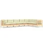 Gartenmöbel 7-tlg und Kissen massives Zirbenholz creme von , Gartensets - Ref: Foro24-3096695, Preis: 569,63 €, Rabatt: %