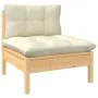 Garden furniture set of 12 pieces with solid pine wood cushions. by , Garden sets - Ref: Foro24-3096875, Price: 920,16 €, Dis...