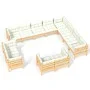 Muebles de jardín 12 piezas y cojines madera maciza de pino de , Conjuntos de jardín - Ref: Foro24-3096947, Precio: 1,00 €, D...