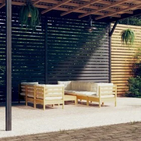 Gartenmöbel 8 Stück Kissen aus massivem Kiefernholz von , Gartensets - Ref: Foro24-3096160, Preis: 681,27 €, Rabatt: %