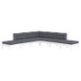 Gartenmöbel 7-teilig mit Kissen aus weißem Kiefernholz von , Gartensets - Ref: Foro24-3096323, Preis: 612,83 €, Rabatt: %