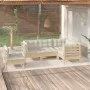 Gartenmöbel 5 Stück Kissen aus cremefarbenem Kiefernholz von , Gartensets - Ref: Foro24-3096406, Preis: 403,03 €, Rabatt: %