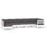 Gartenmöbel 7-teilig mit Kissen aus weißem Kiefernholz von , Gartensets - Ref: Foro24-3096431, Preis: 615,64 €, Rabatt: %