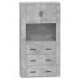 Hohes Sideboard aus betongrauem Sperrholz von , Sideboards - Ref: Foro24-3185387, Preis: 170,61 €, Rabatt: %