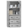 Concrete gray plywood tall sideboard by , Sideboards - Ref: Foro24-3185387, Price: 170,61 €, Discount: %