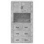 Hohes Sideboard aus betongrauem Sperrholz von , Sideboards - Ref: Foro24-3185387, Preis: 170,61 €, Rabatt: %