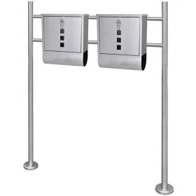 2 mailboxes with stainless steel support by , mailboxes - Ref: Foro24-271746, Price: 127,23 €, Discount: %
