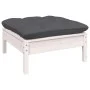 Gartenmöbel 12-teilig mit Kissen aus weißem Kiefernholz von , Gartensets - Ref: Foro24-3097068, Preis: 1,00 €, Rabatt: %