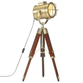 Lámpara de suelo con trípode madera maciza de mango 69 cm by , Lamps - Ref: Foro24-286107, Price: 80,11 €, Discount: %