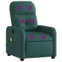 Dunkelgrüner Stoff-Massagestuhl mit Liegefunktion von , Sessel - Ref: Foro24-374212, Preis: 202,05 €, Rabatt: %