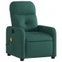 Dunkelgrüner Stoff-Massagestuhl mit Liegefunktion von , Sessel - Ref: Foro24-374212, Preis: 202,05 €, Rabatt: %