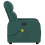 Dunkelgrüner Stoff-Massagestuhl mit Liegefunktion von , Sessel - Ref: Foro24-374212, Preis: 205,12 €, Rabatt: %