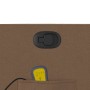 Ruhesessel mit Massagefunktion aus braunem Stoff von , Sessel - Ref: Foro24-374210, Preis: 222,10 €, Rabatt: %