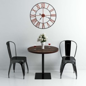 Reloj de pared de metal rojo 58 cm de vidaXL, Relojes de pared - Ref: Foro24-283864, Precio: 50,31 €, Descuento: %