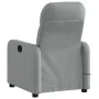 Sillón reclinable de masaje de tela gris claro de , Sillones - Ref: Foro24-374206, Precio: 200,11 €, Descuento: %