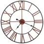Wanduhr aus rotem Metall 58 cm von vidaXL, Wanduhren - Ref: Foro24-283864, Preis: 49,53 €, Rabatt: %