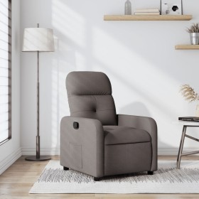 Sillón reclinable de tela gris taupe by , Armchairs - Ref: Foro24-374204, Price: 188,78 €, Discount: %