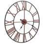 Wanduhr aus rotem Metall 58 cm von vidaXL, Wanduhren - Ref: Foro24-283864, Preis: 49,53 €, Rabatt: %