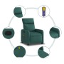 Sillón de masaje reclinable de tela verde oscuro de , Sillones - Ref: Foro24-374180, Precio: 212,13 €, Descuento: %
