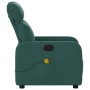 Dunkelgrüner Stoff-Massagestuhl mit Liegefunktion von , Sessel - Ref: Foro24-374180, Preis: 212,13 €, Rabatt: %