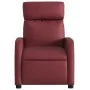 Sillón de masaje reclinable cuero sintético rojo tinto by , Armchairs - Ref: Foro24-374194, Price: 249,90 €, Discount: %