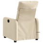 Sillón de masaje reclinable de tela crema by , Armchairs - Ref: Foro24-374182, Price: 229,00 €, Discount: %
