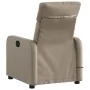 Sillón de masaje reclinable cuero sintético color capuchino by , Armchairs - Ref: Foro24-374196, Price: 222,45 €, Discount: %