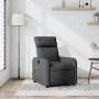 Sillón de masaje reclinable de tela gris oscuro by , Armchairs - Ref: Foro24-374175, Price: 223,41 €, Discount: %
