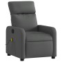 Sillón de masaje reclinable de tela gris oscuro by , Armchairs - Ref: Foro24-374175, Price: 223,41 €, Discount: %
