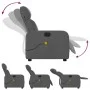 Dunkelgraues Stoff-Massage-Fernsehsessel von , Sessel - Ref: Foro24-374175, Preis: 223,41 €, Rabatt: %