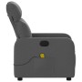 Sillón de masaje reclinable de tela gris oscuro by , Armchairs - Ref: Foro24-374175, Price: 223,41 €, Discount: %